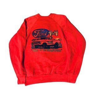 Vintage 80s Ford f100 4x4 Off Road King Crewneck  Sweatshirt  Men's Medium RARE